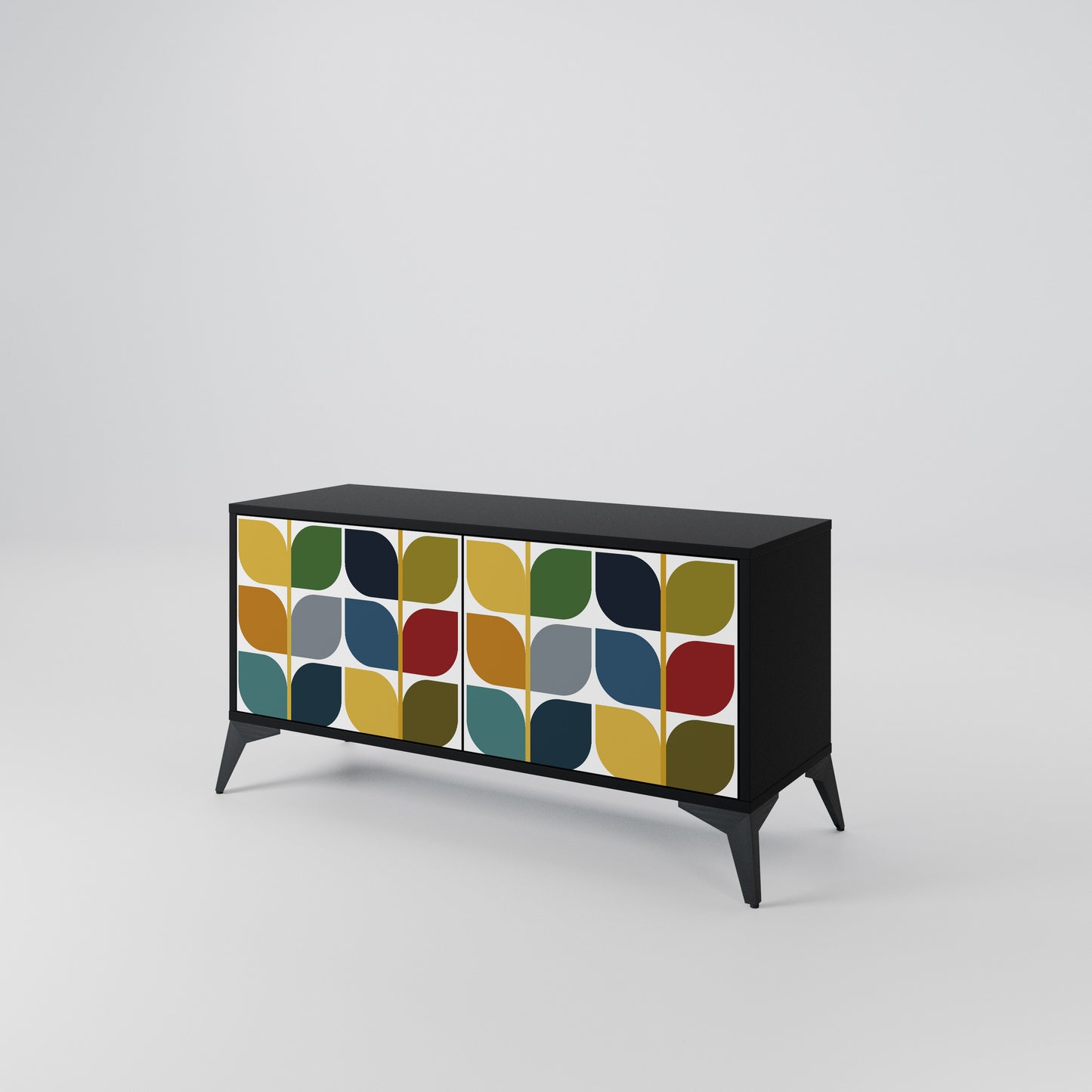 WEIGHTLESS HOURS Compact 2-Door TV Cabinet