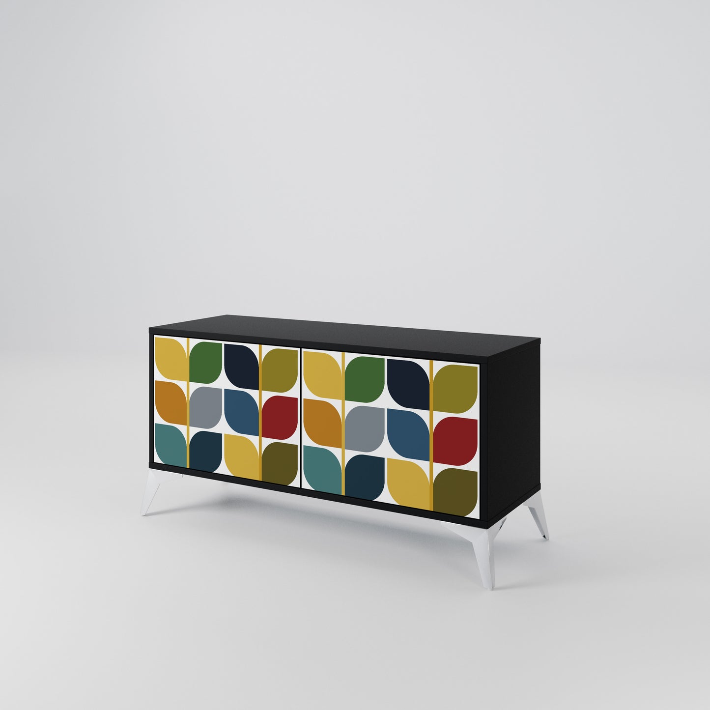 WEIGHTLESS HOURS Compact 2-Door TV Cabinet