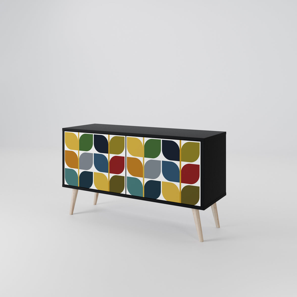 WEIGHTLESS HOURS Compact 2-Door TV Cabinet