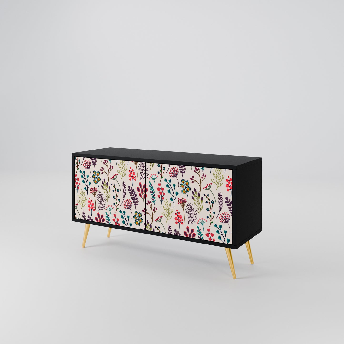 AUTUMN SUNDRIES Compact 2-Door TV Cabinet