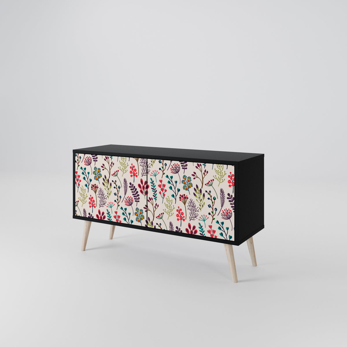 AUTUMN SUNDRIES Compact 2-Door TV Cabinet
