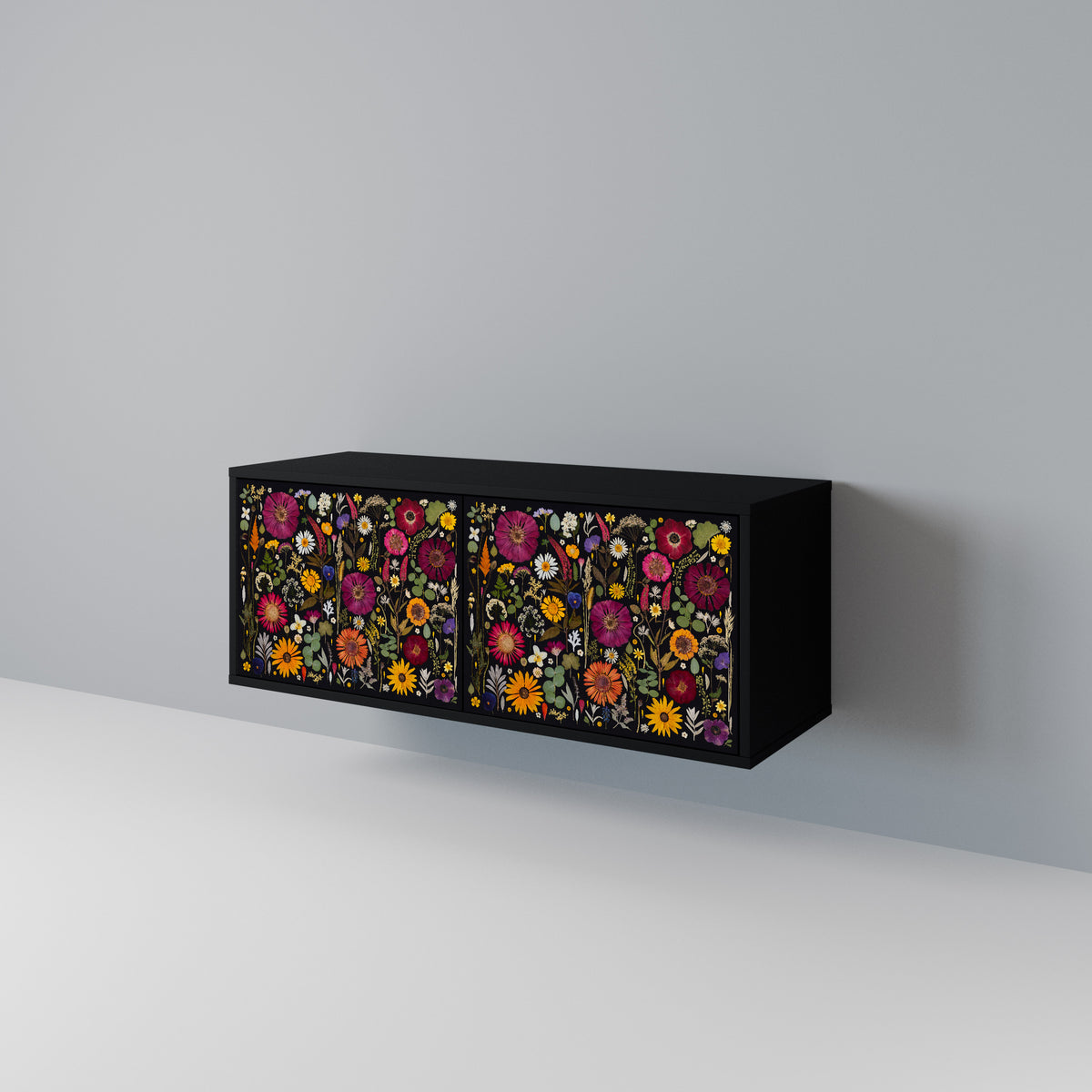 MIDNIGHT GARDEN Compact 2-Door TV Cabinet