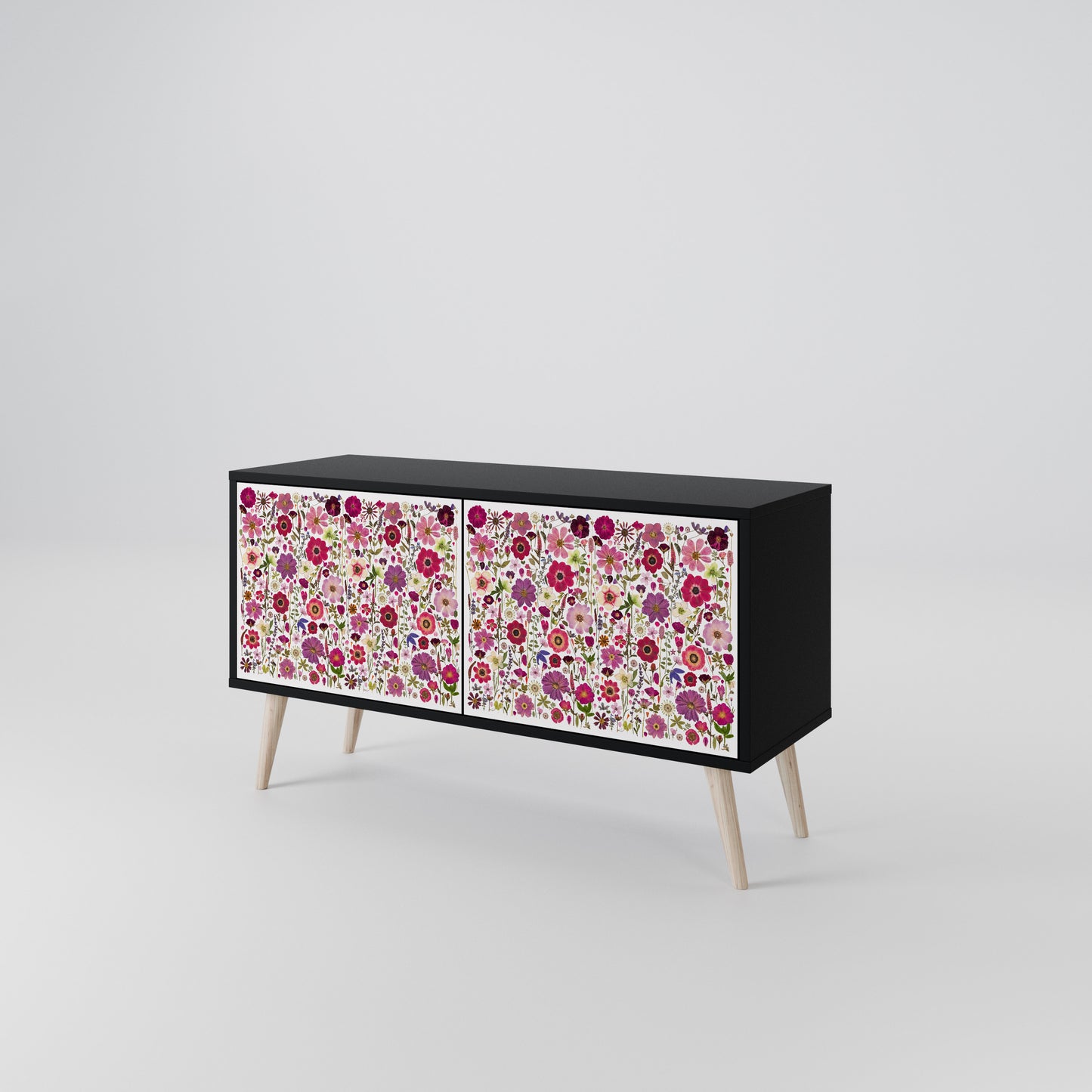 PETAL GARDEN Compact 2-Door TV Cabinet