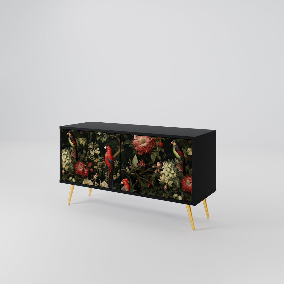 FLORAL FANTASIA Compact 2-Door TV Cabinet