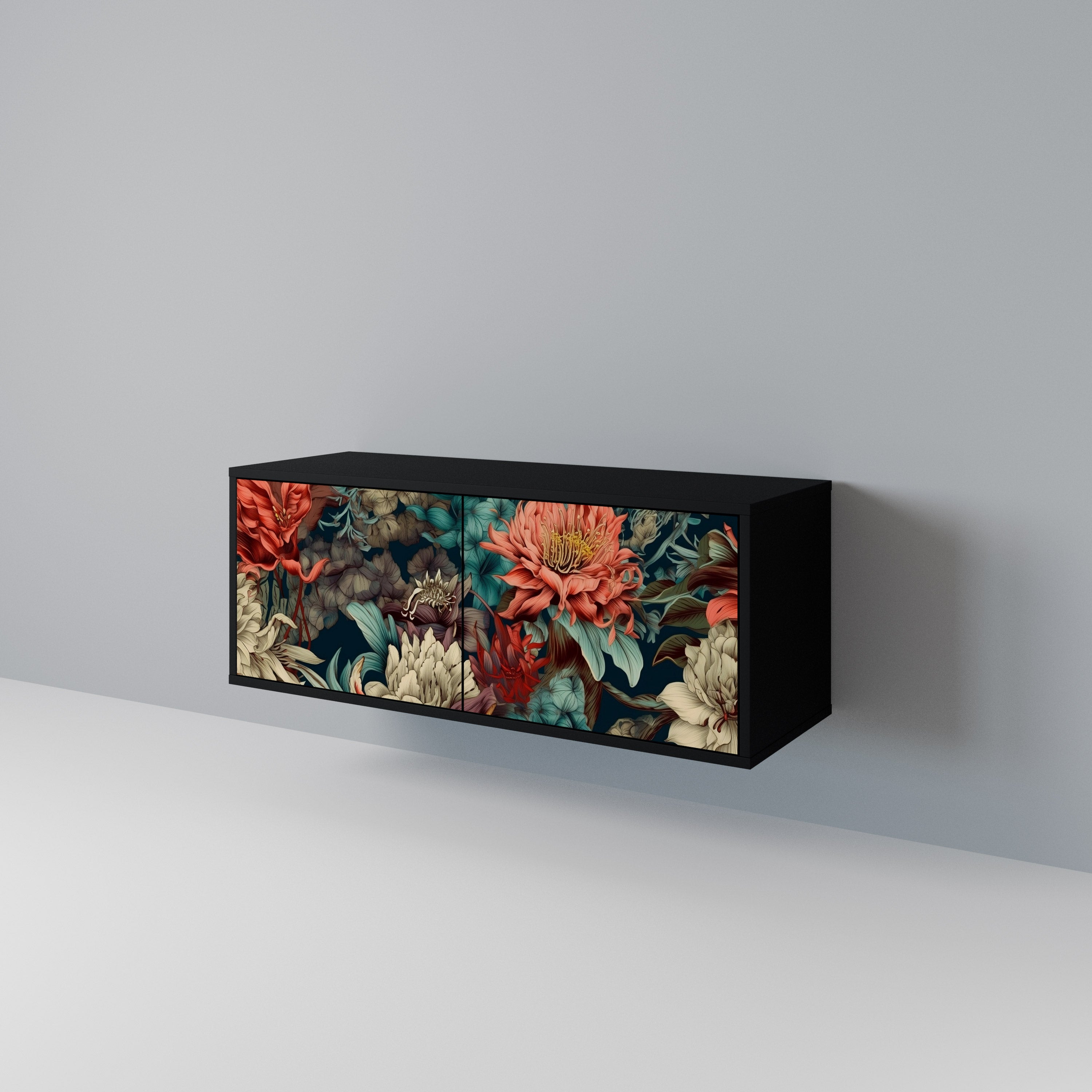 SPROUTING GRACE Compact 2-Door TV Cabinet