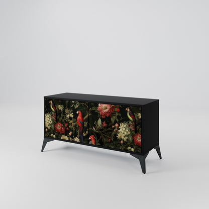 AVIAN GREENERY Compact 2-Door TV Cabinet