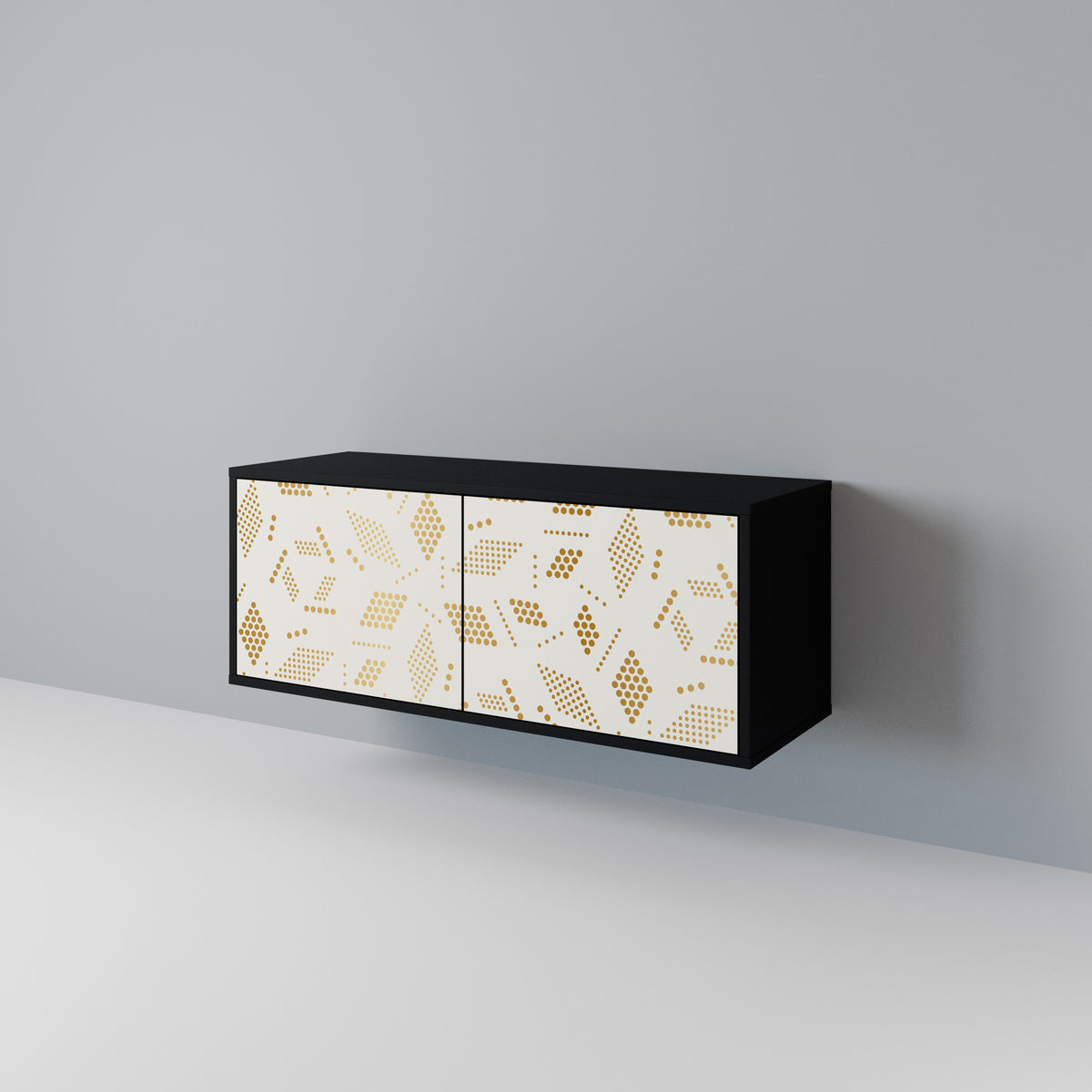 SPOTTED DAZE Compact 2-Door TV Cabinet