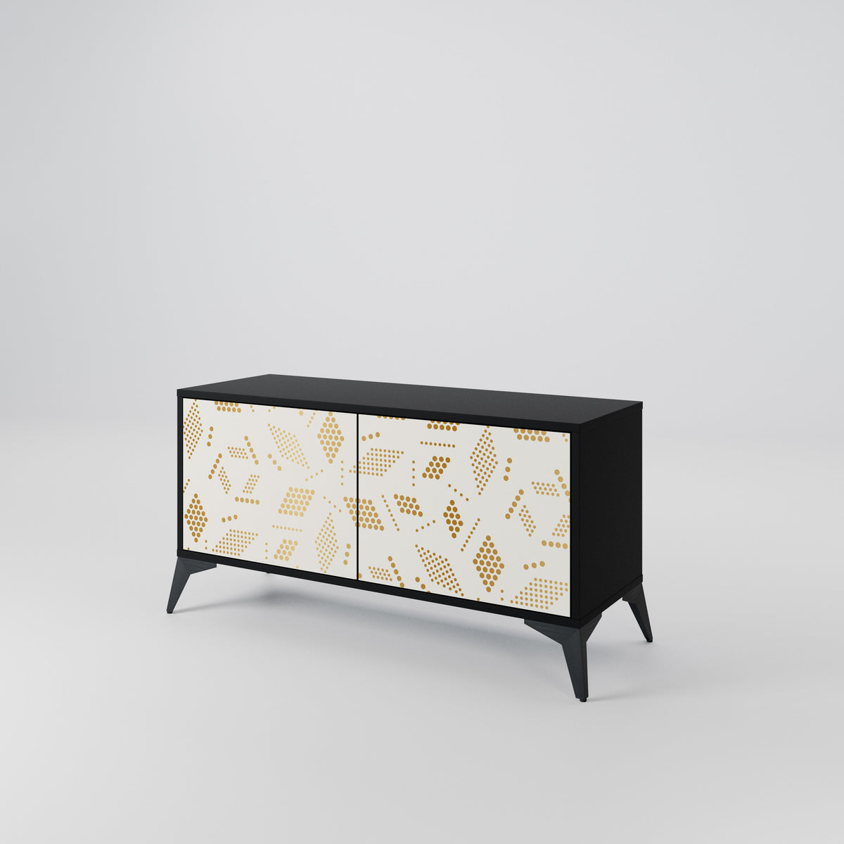 SPOTTED DAZE Compact 2-Door TV Cabinet