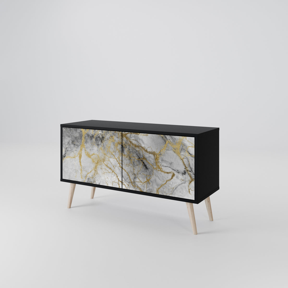 TIMELESS GLIDE Compact 2-Door TV Cabinet
