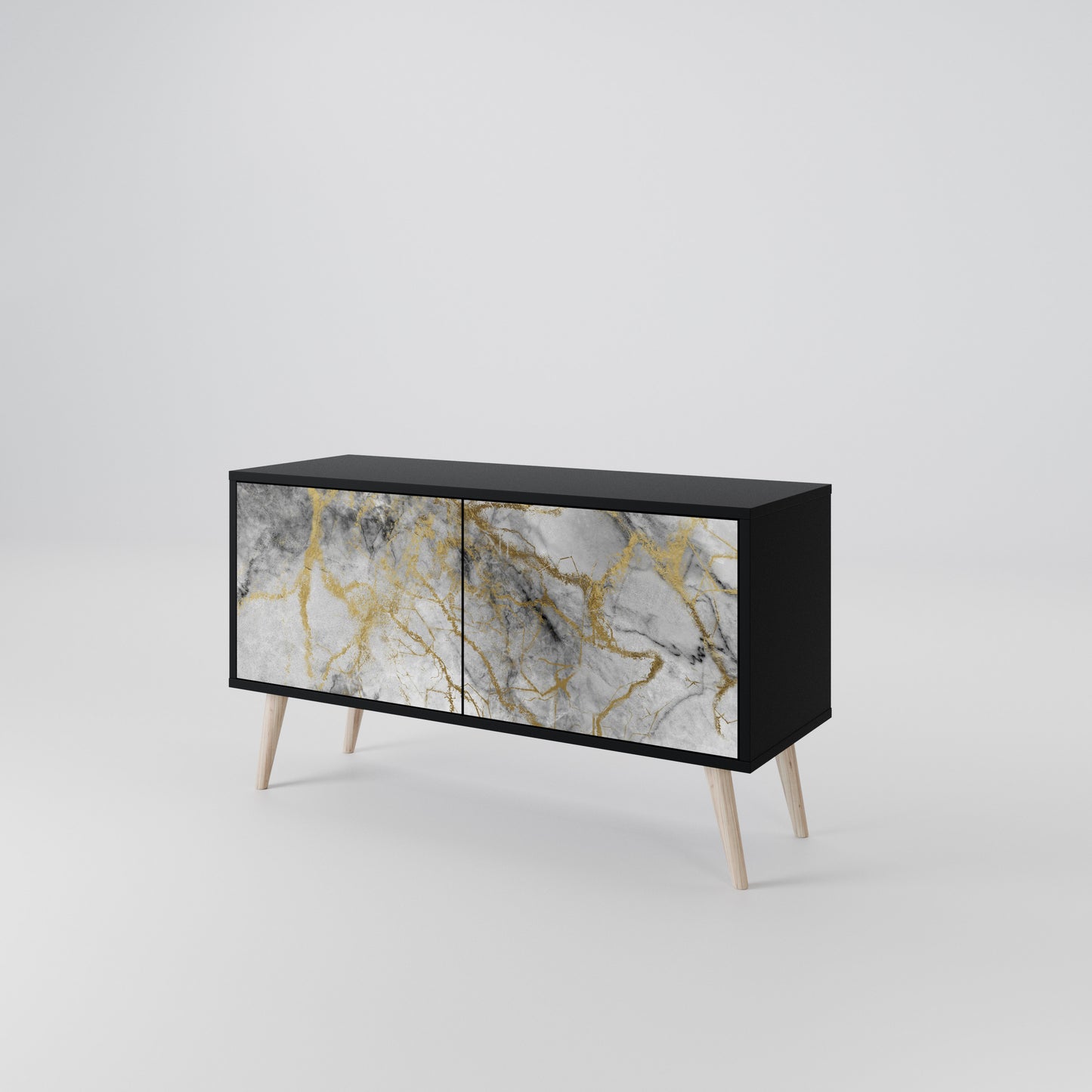 TIMELESS GLIDE Compact 2-Door TV Cabinet