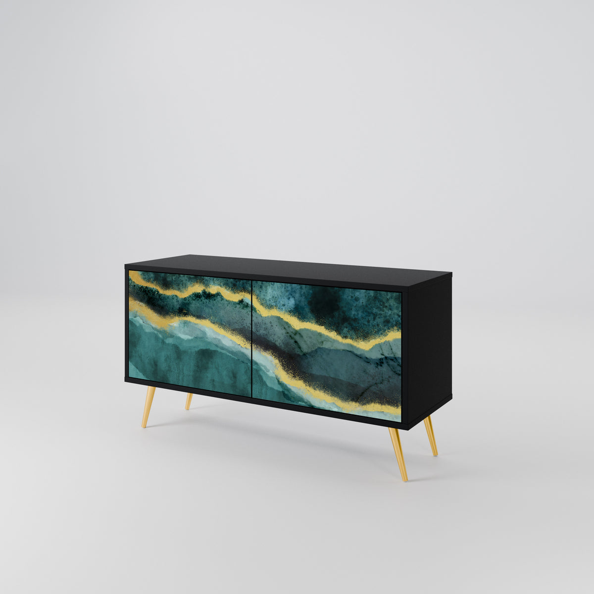 GOLDRUSH ODYSSEY Compact 2-Door TV Cabinet