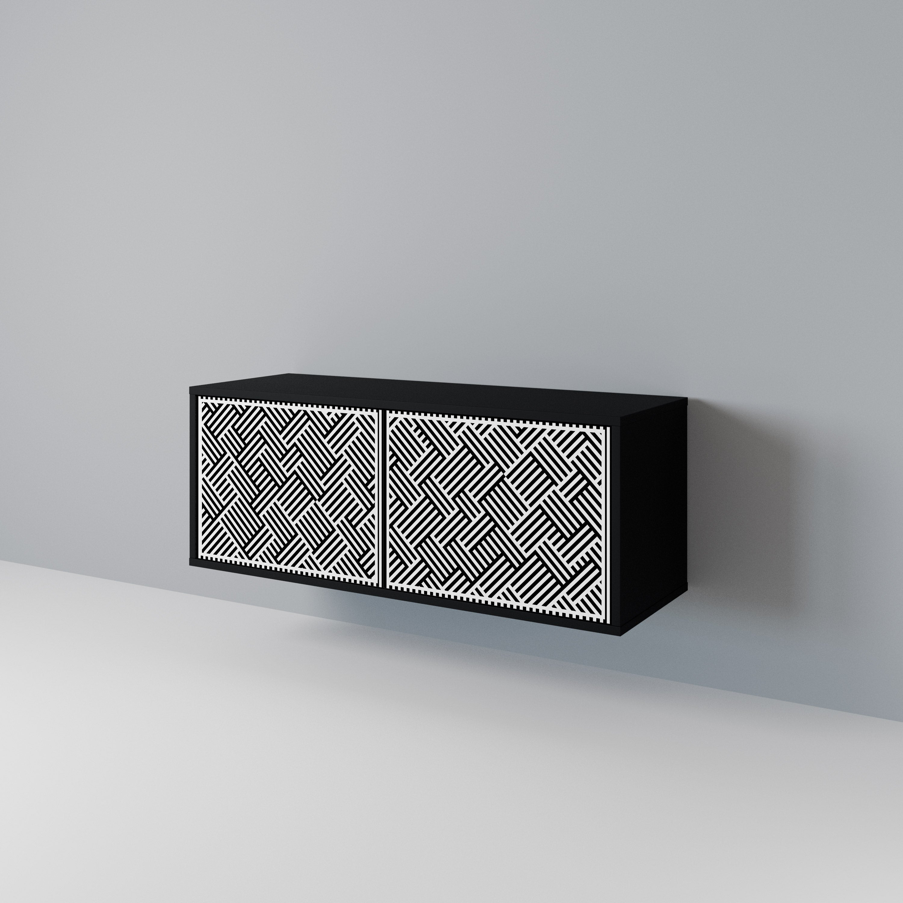 TEMPORARY SEQUENCE Compact 2-Door TV Cabinet