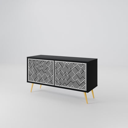 TEMPORARY SEQUENCE Compact 2-Door TV Cabinet