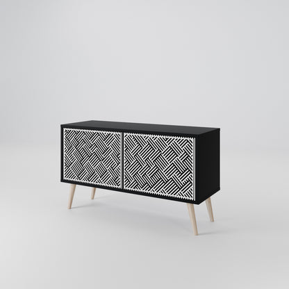 TEMPORARY SEQUENCE Compact 2-Door TV Cabinet