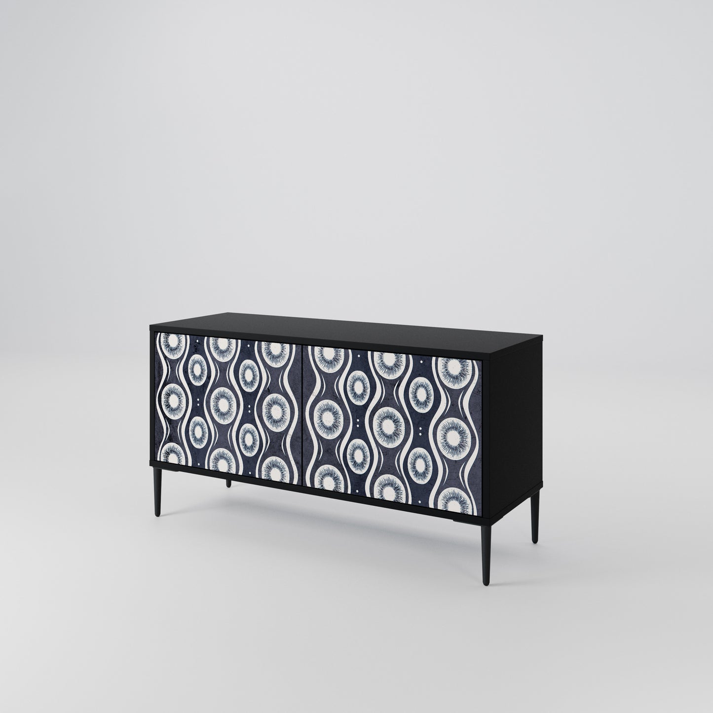 GRAPHITE EYES Compact 2-Door TV Cabinet