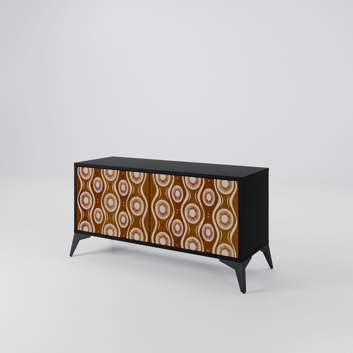 BROWN EYES Compact 2-Door TV Cabinet