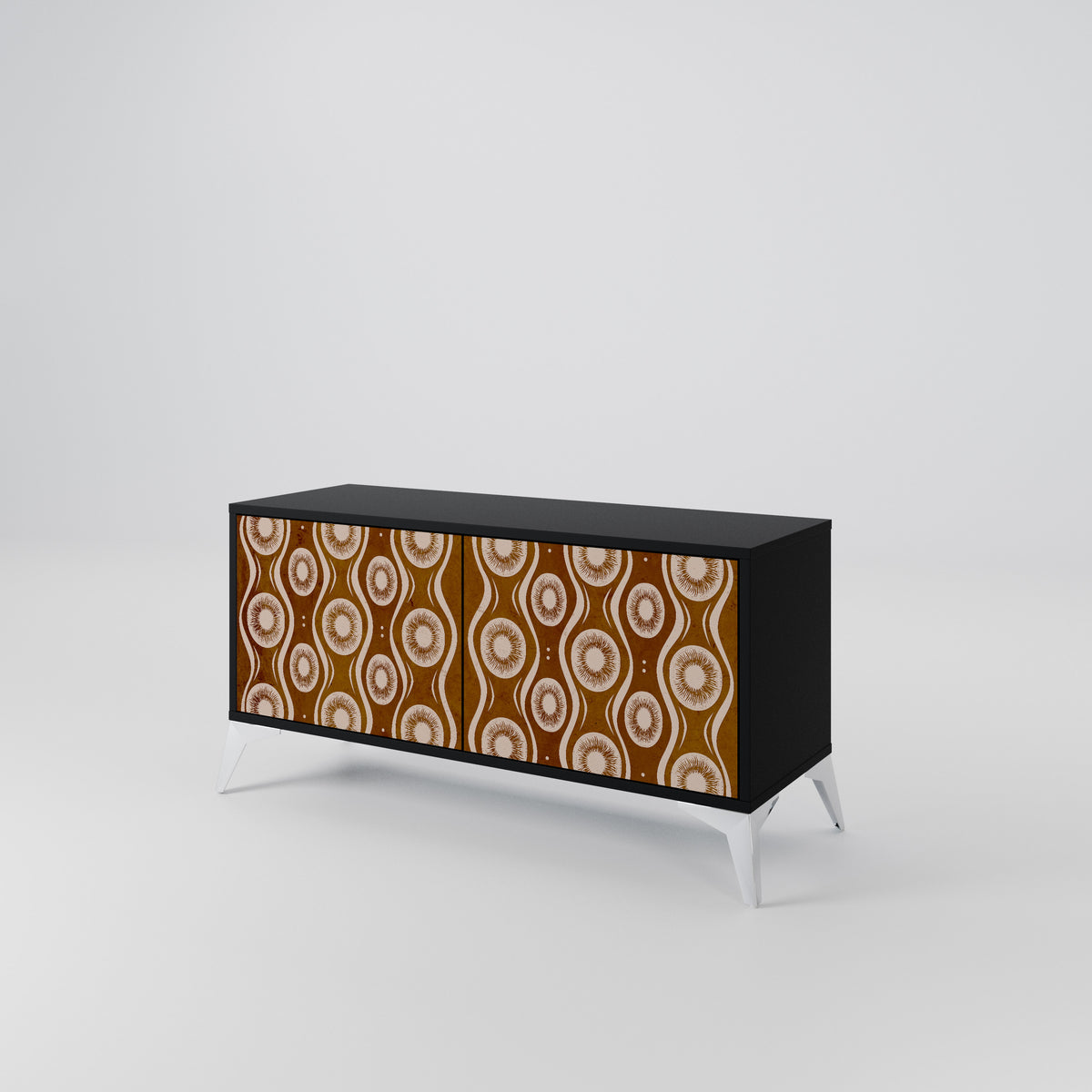 BROWN EYES Compact 2-Door TV Cabinet