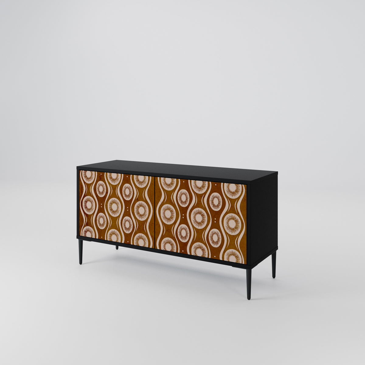 BROWN EYES Compact 2-Door TV Cabinet