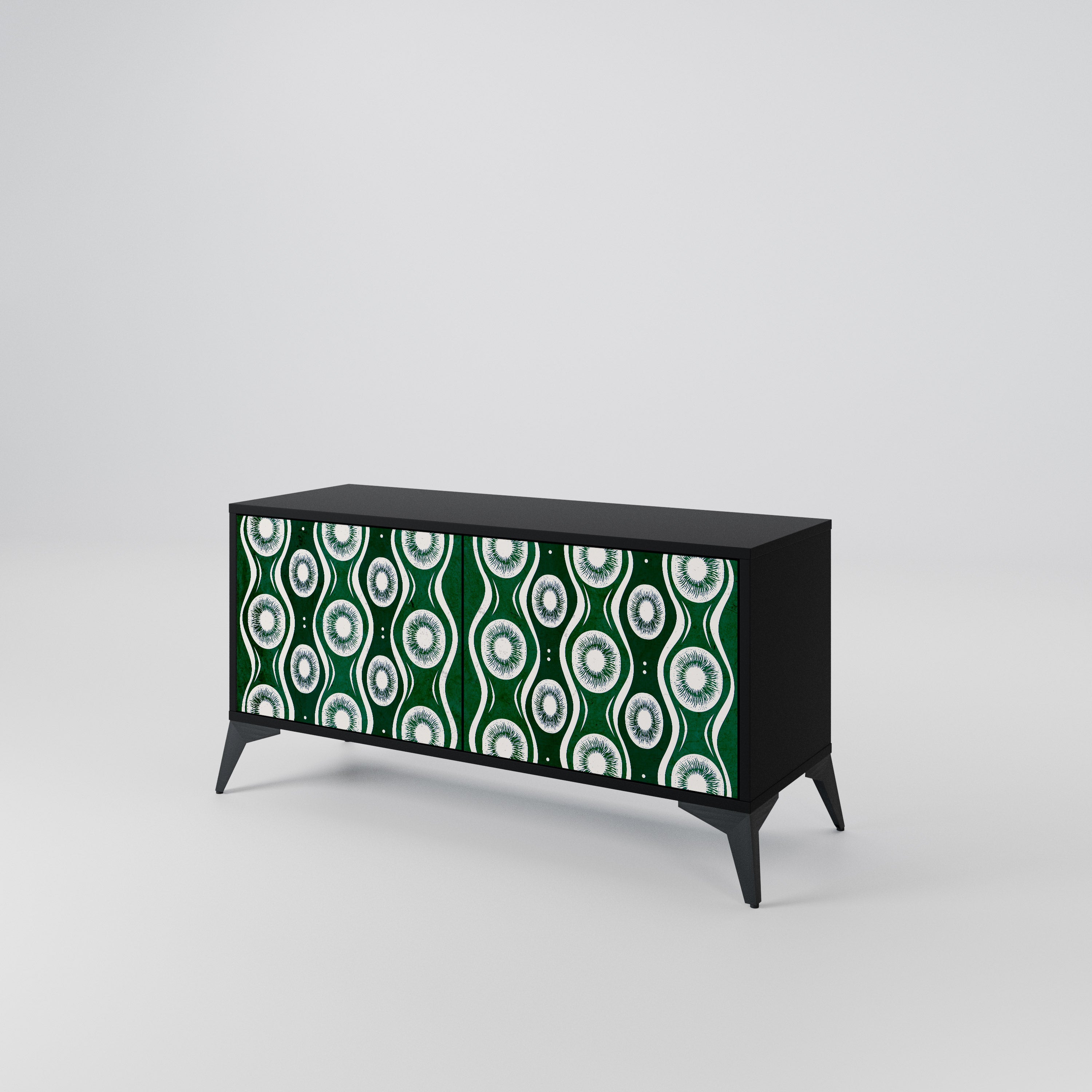 GREEN EYES Compact 2-Door TV Cabinet