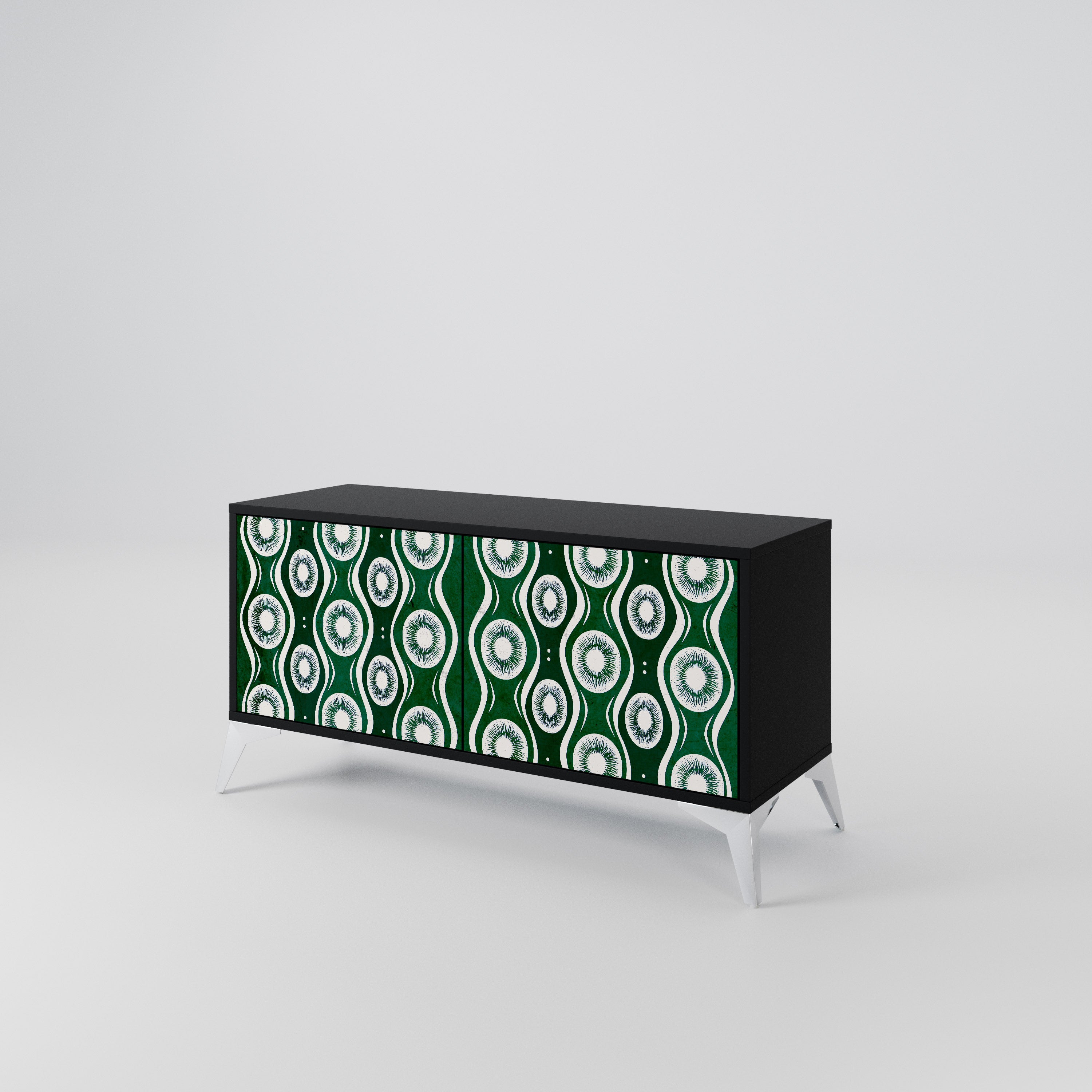 GREEN EYES Compact 2-Door TV Cabinet