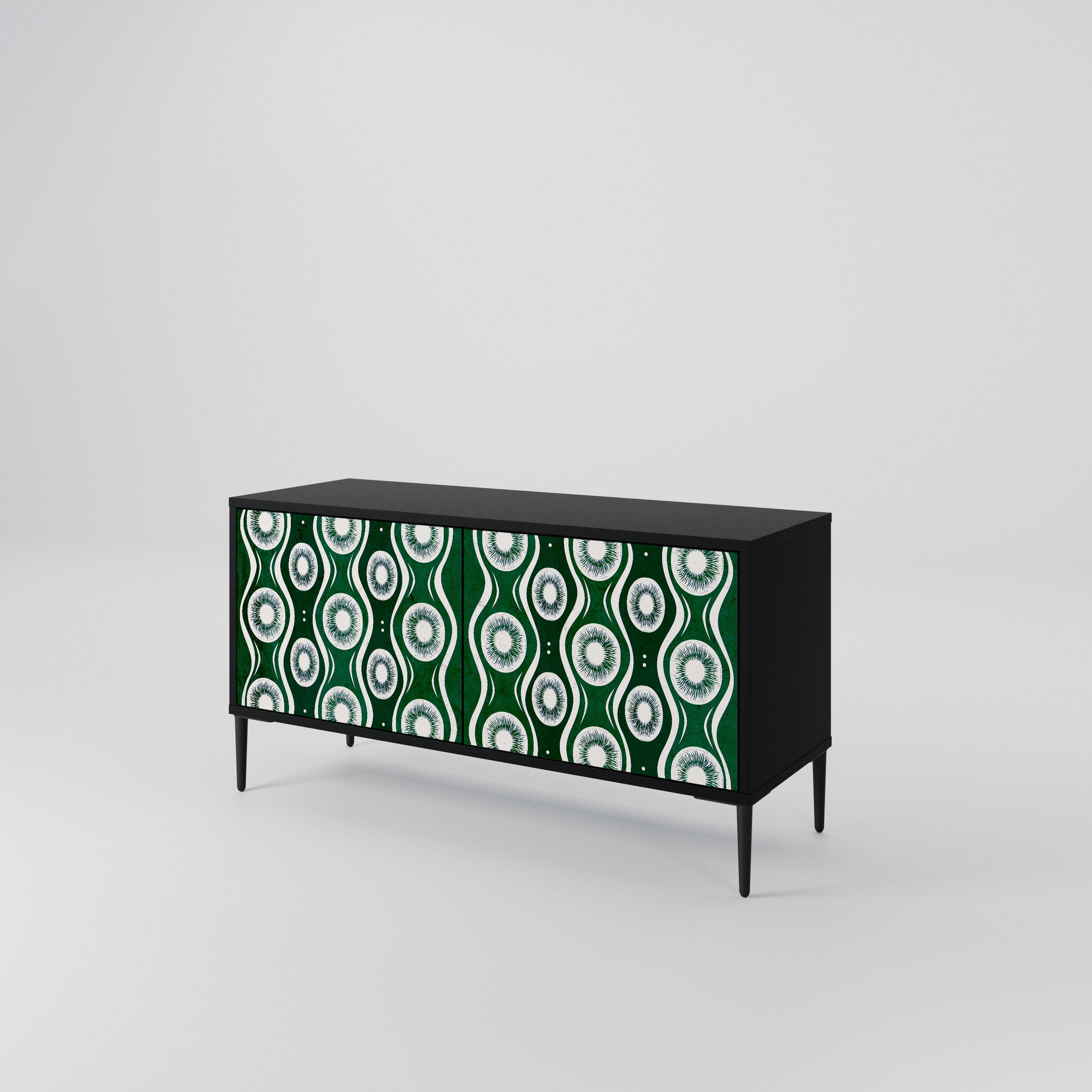 GREEN EYES Compact 2-Door TV Cabinet