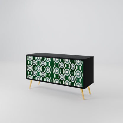 GREEN EYES Compact 2-Door TV Cabinet