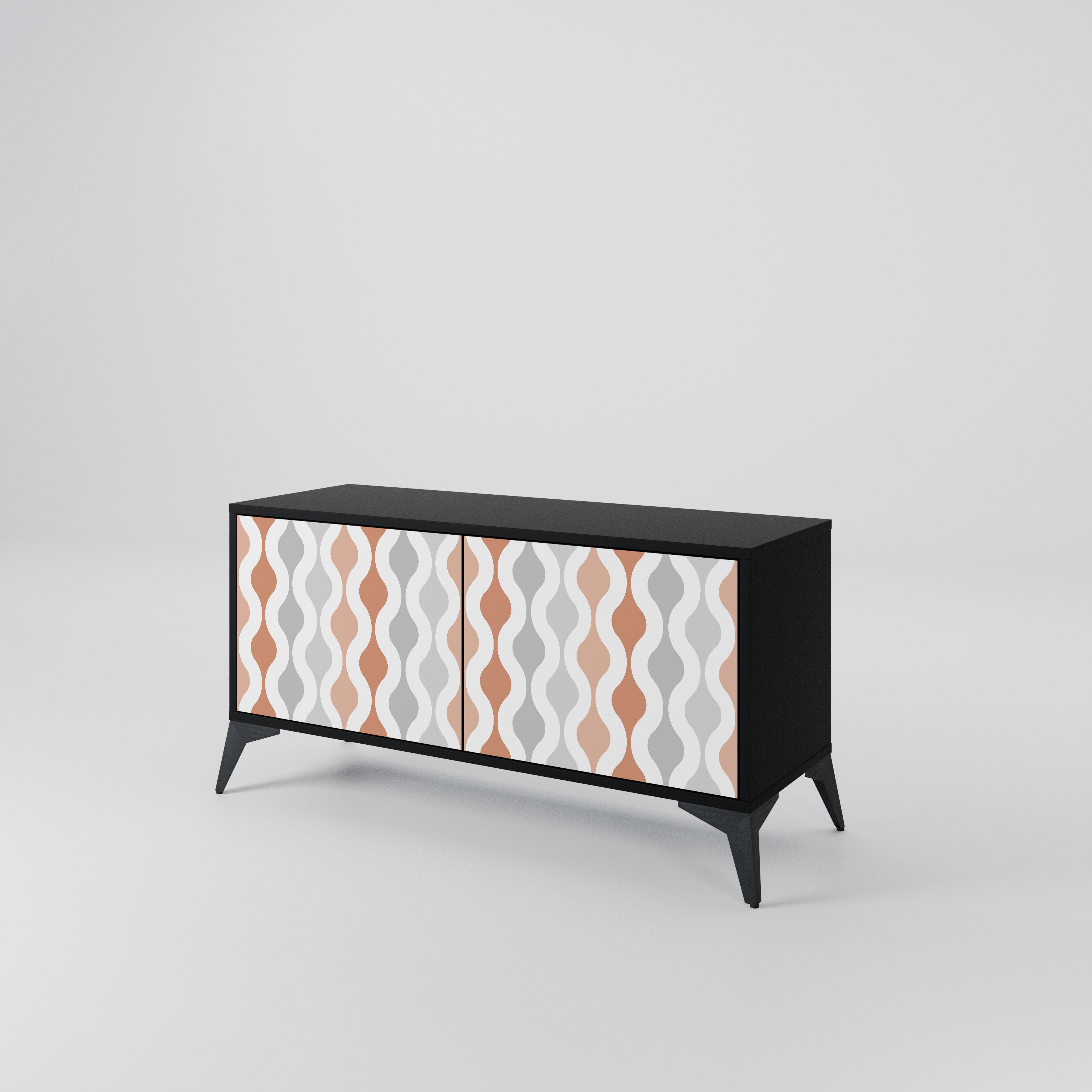 HAZY NOSTALGIA Compact 2-Door TV Cabinet