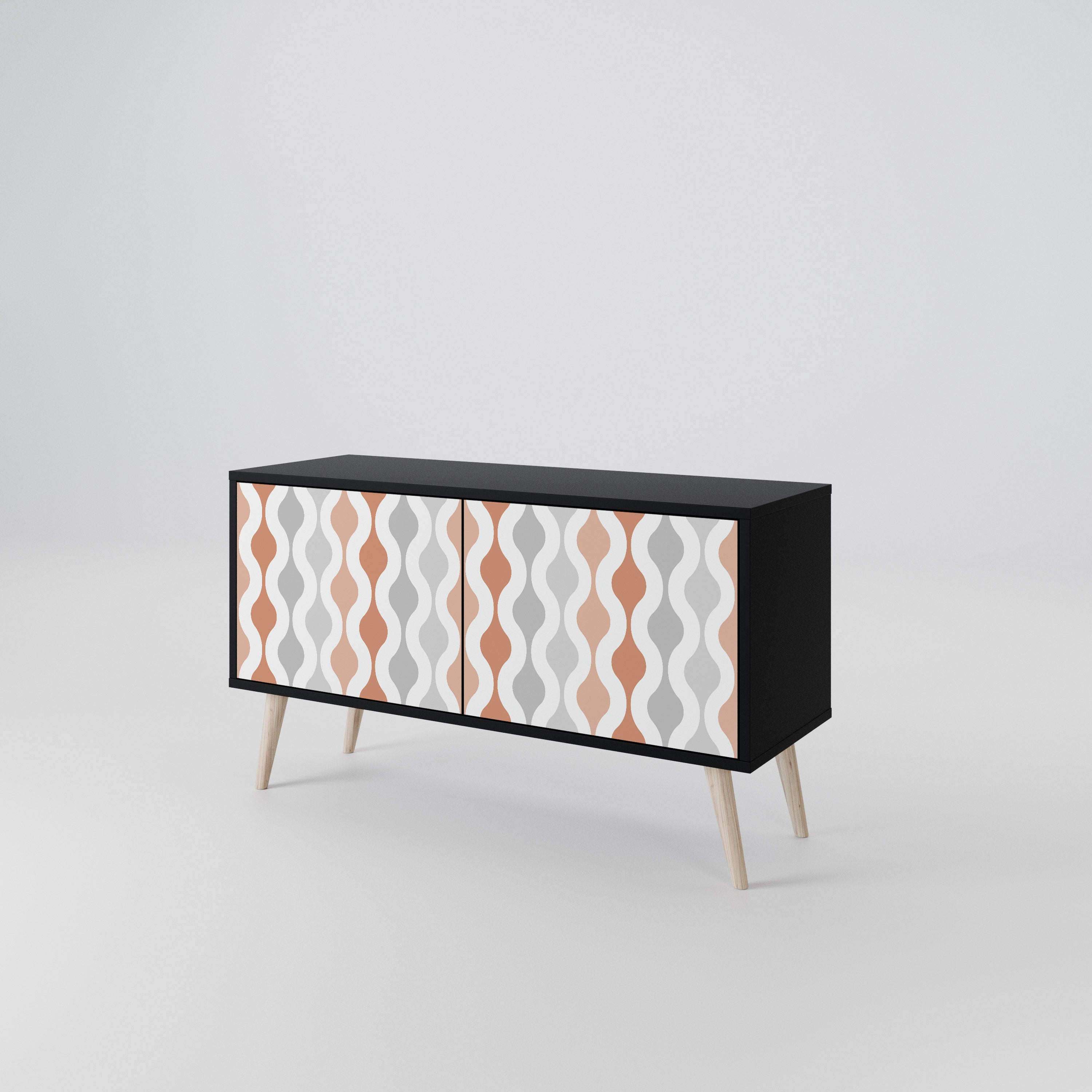 HAZY NOSTALGIA Compact 2-Door TV Cabinet