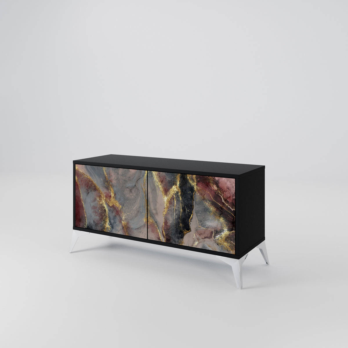 GOLDEN TIDES Compact 2-Door TV Cabinet