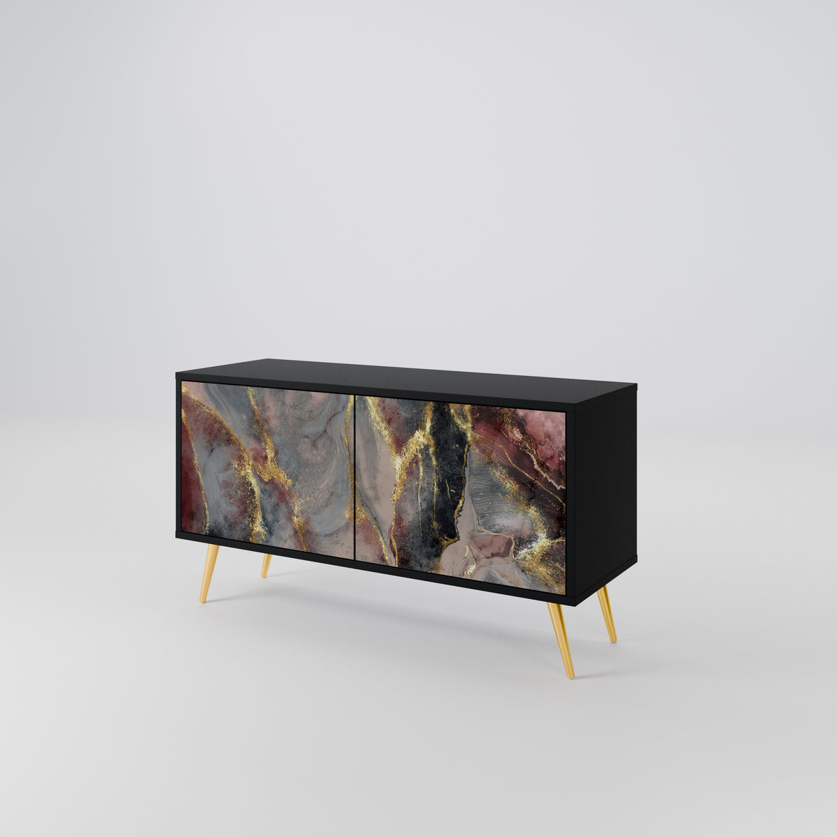 GOLDEN TIDES Compact 2-Door TV Cabinet