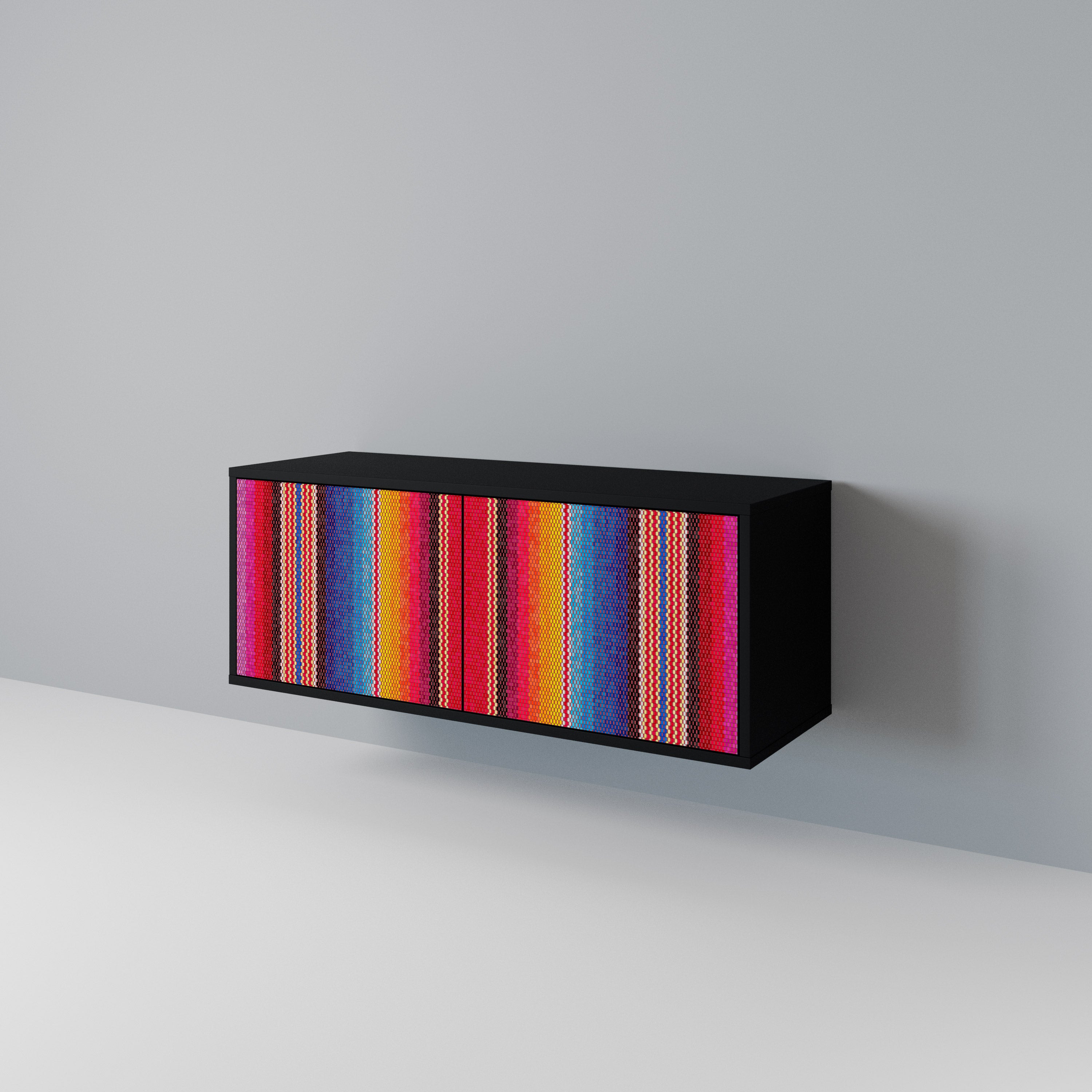 ETHNIC MEXICAN Compact 2-Door TV Cabinet