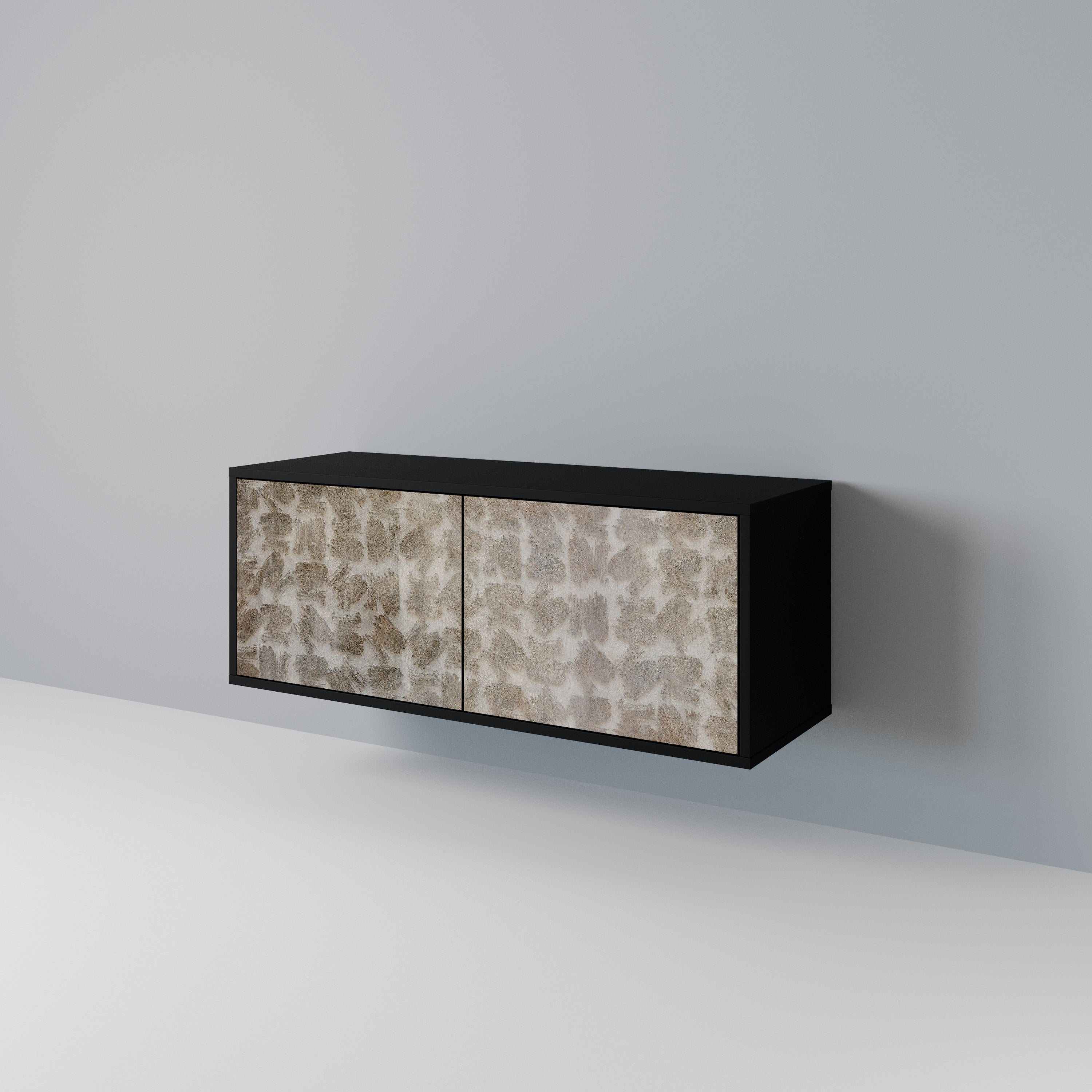 SLIGHTLY BLURRED Compact 2-Door TV Cabinet