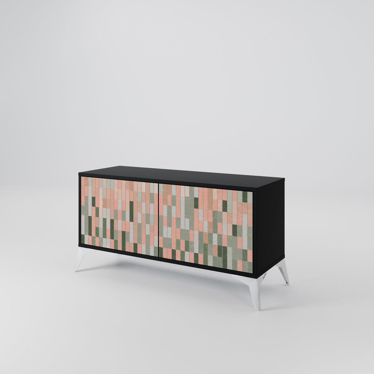 BUILDING THE FUTURE Compact 2-Door TV Cabinet
