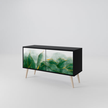 EXPENSIVE NATURE Compact 2-Door TV Cabinet
