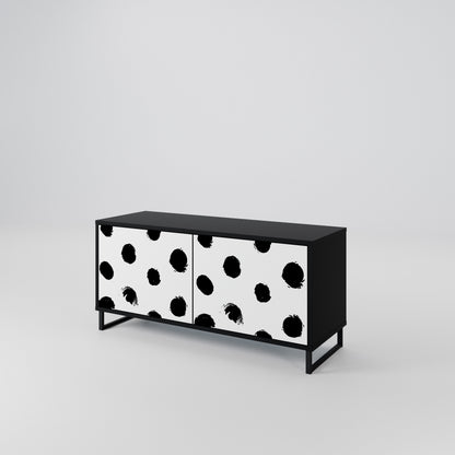 SLIPPING MINUTES Compact 2-Door TV Cabinet