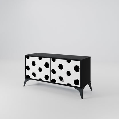 SLIPPING MINUTES Compact 2-Door TV Cabinet