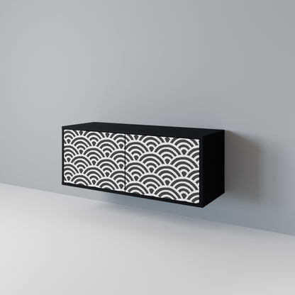 GLOOMY HOST Compact 2-Door TV Cabinet