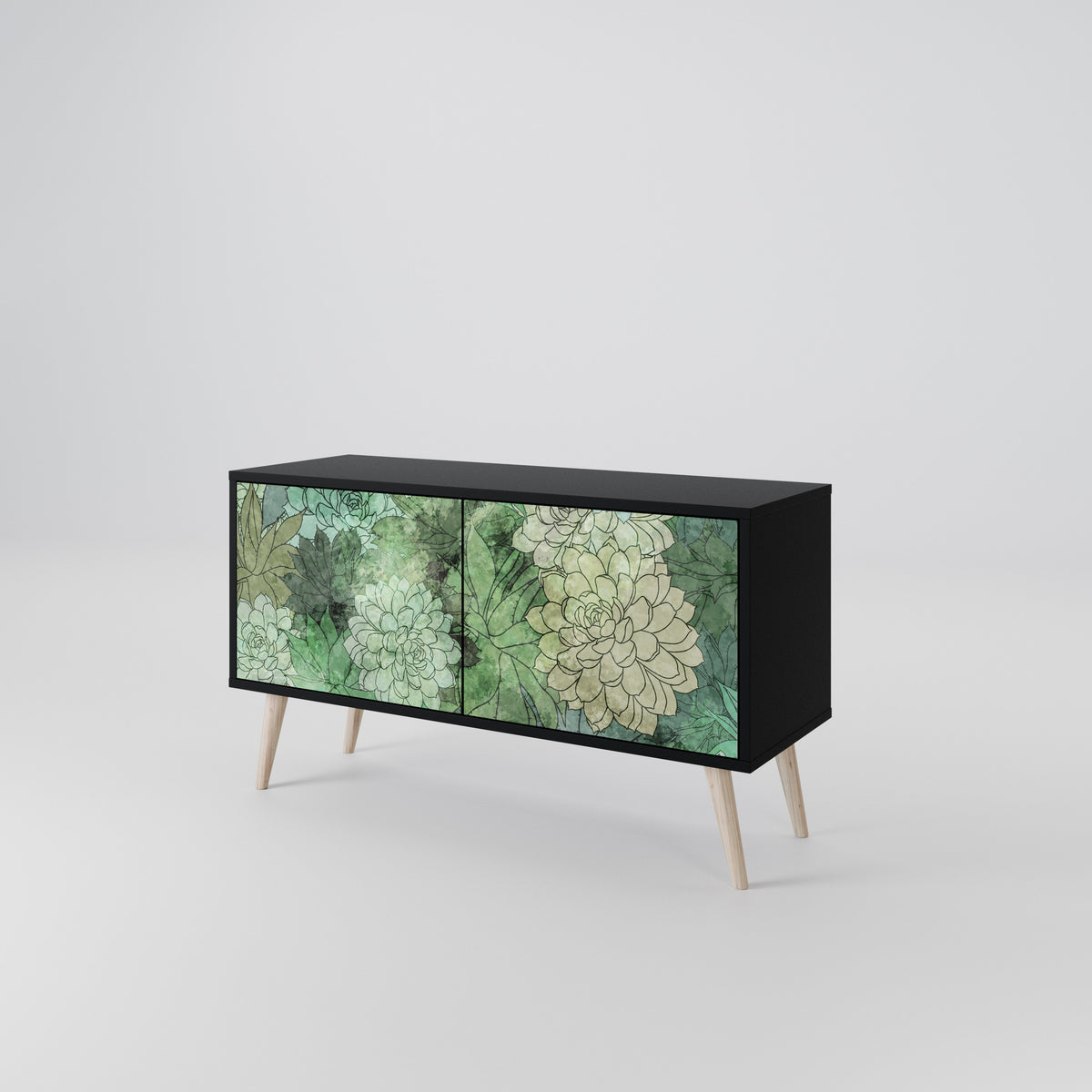 SUCCULENT CLUSTER Compact 2-Door TV Cabinet