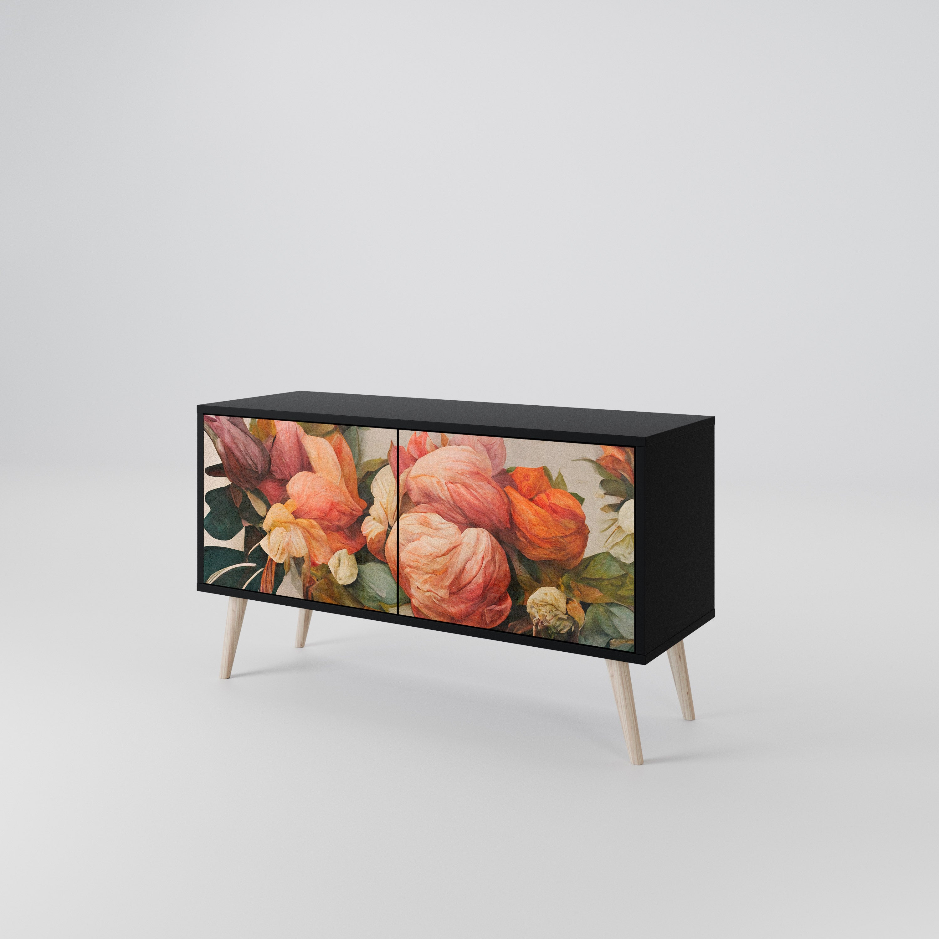 STYLISH BEAUTY Compact 2-Door TV Cabinet