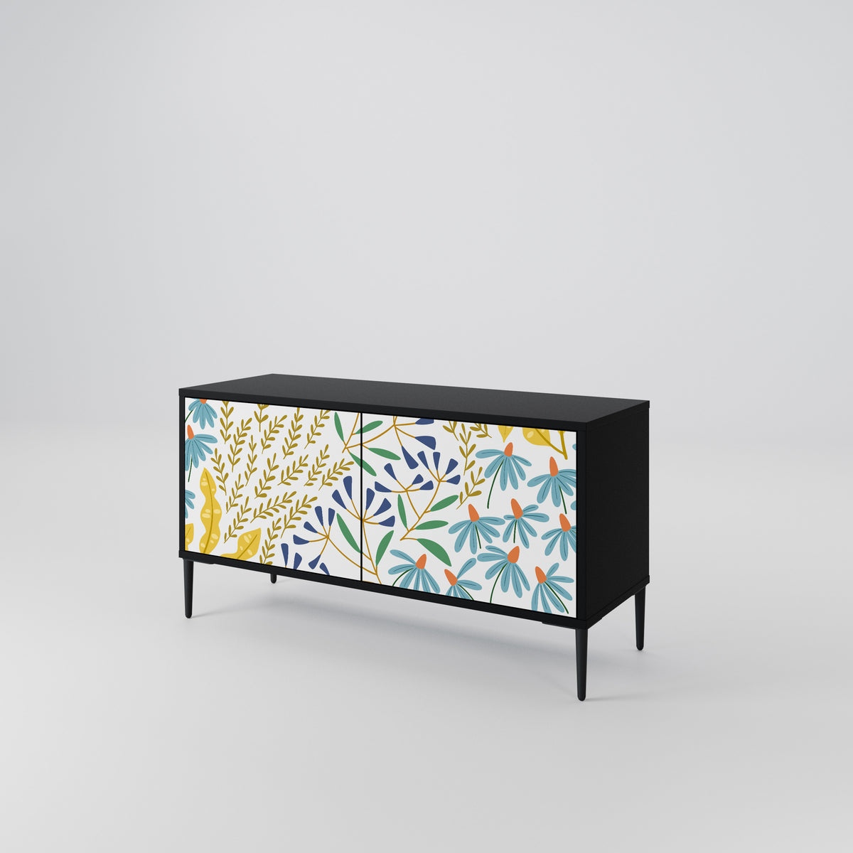 HELLO SPRING Compact 2-Door TV Cabinet