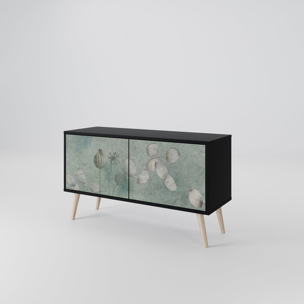 NIGHT LADY Compact 2-Door TV Cabinet