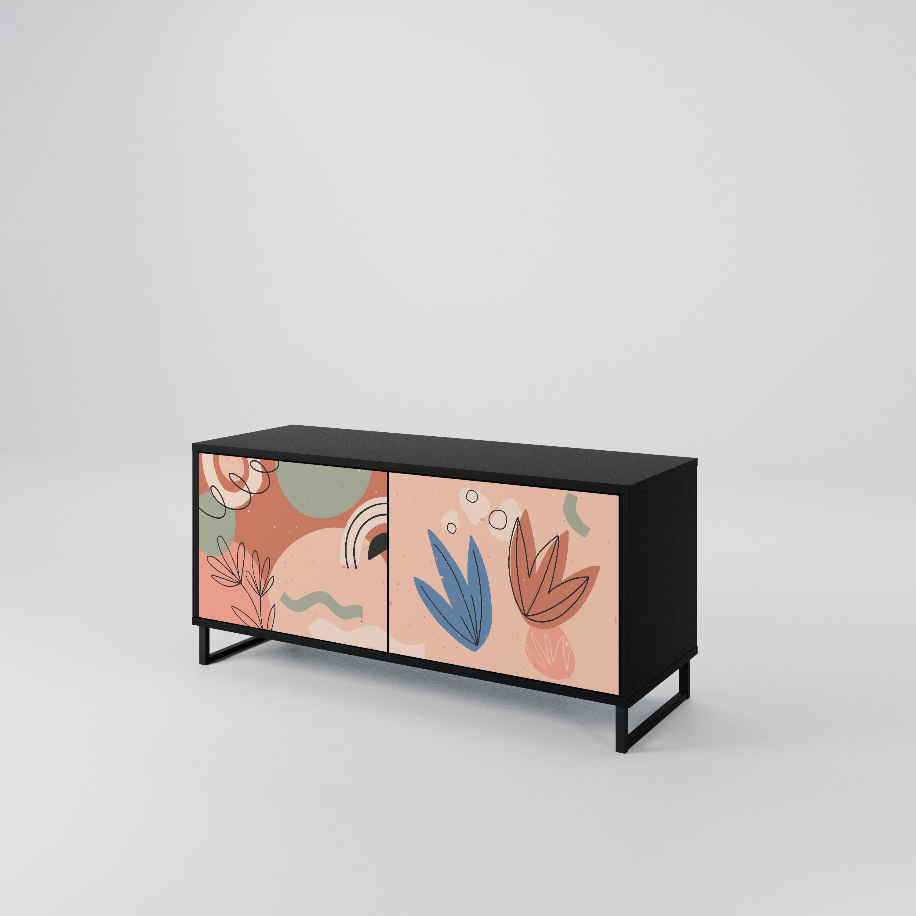 PASTEL DESTINY Compact 2-Door TV Cabinet