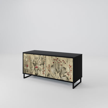 HERBAL GRACE Compact 2-Door TV Cabinet