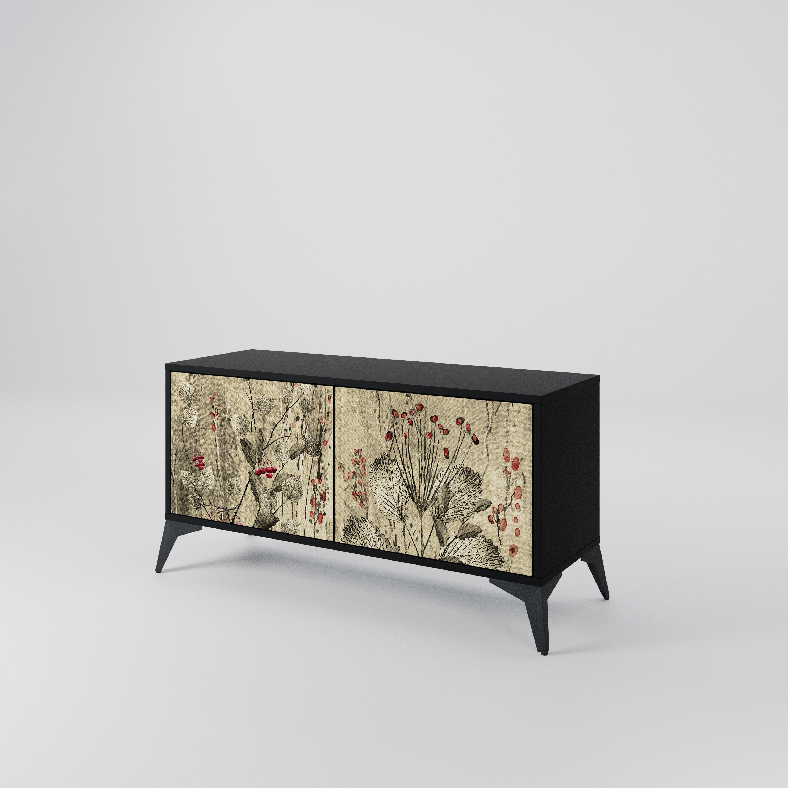 HERBAL GRACE Compact 2-Door TV Cabinet