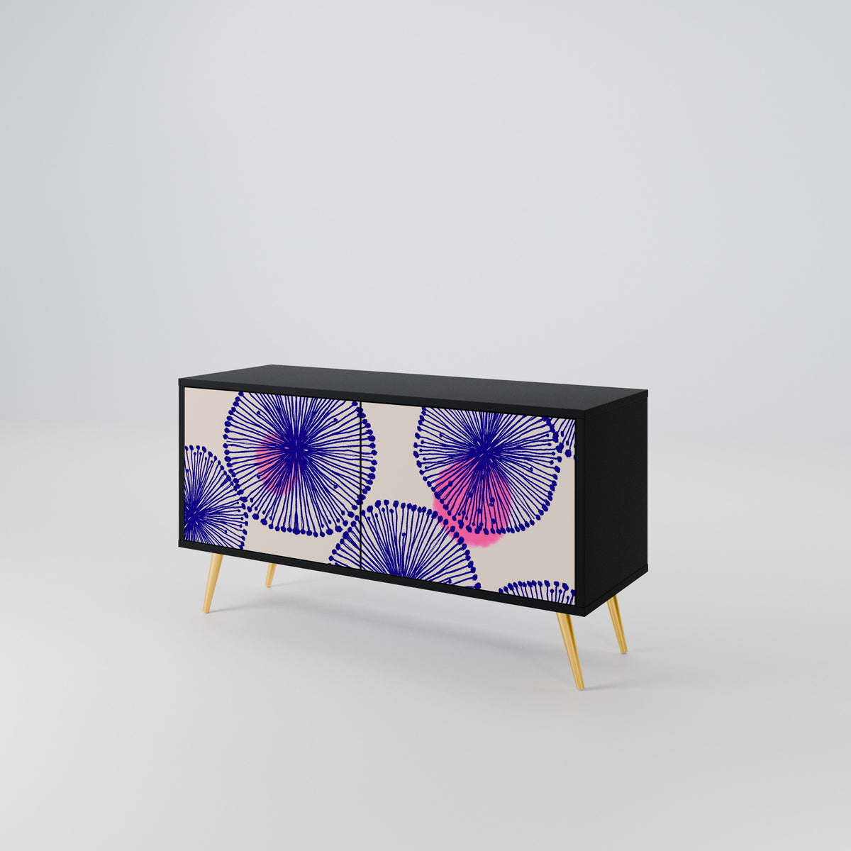 MAGIC NATURE Compact 2-Door TV Cabinet