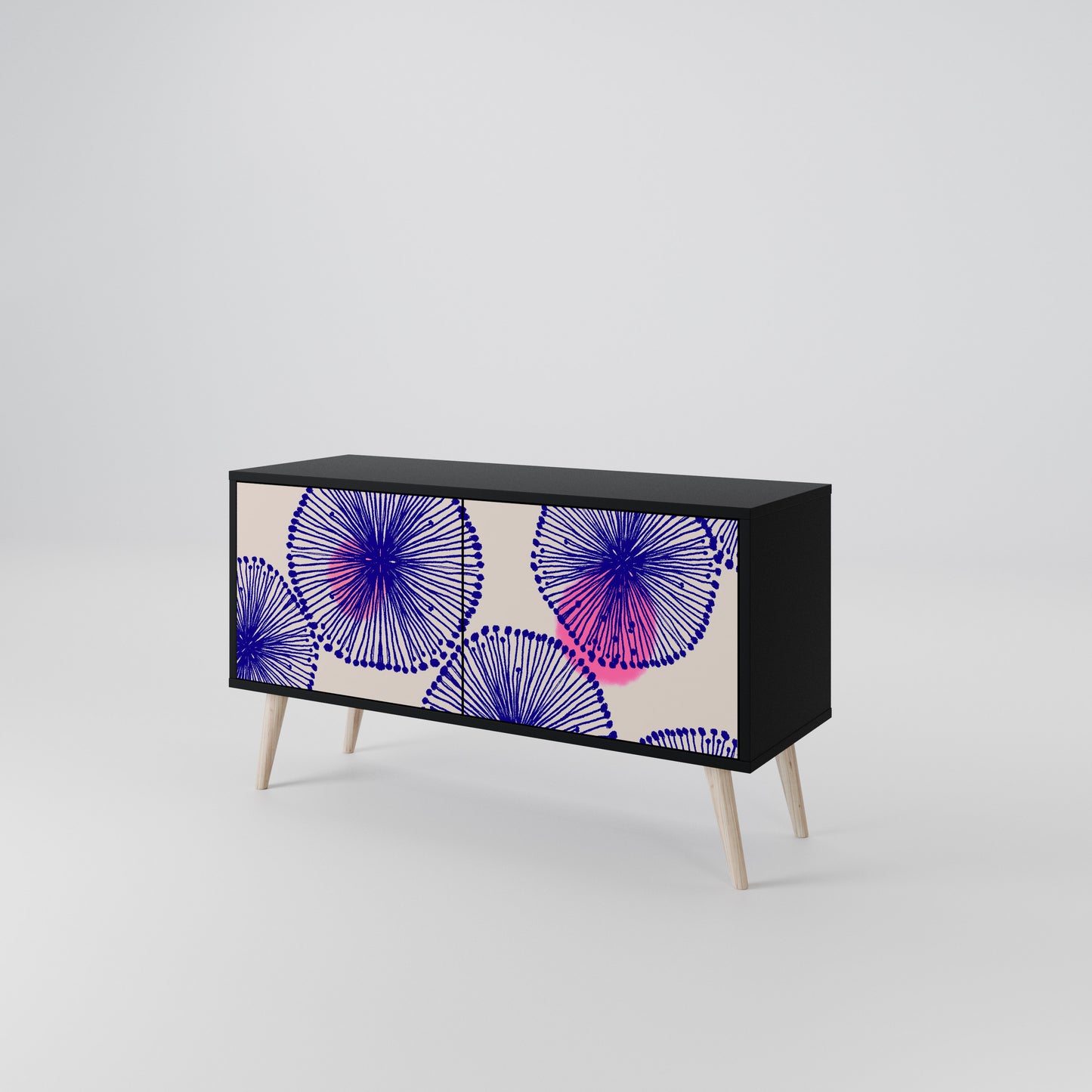 MAGIC NATURE Compact 2-Door TV Cabinet