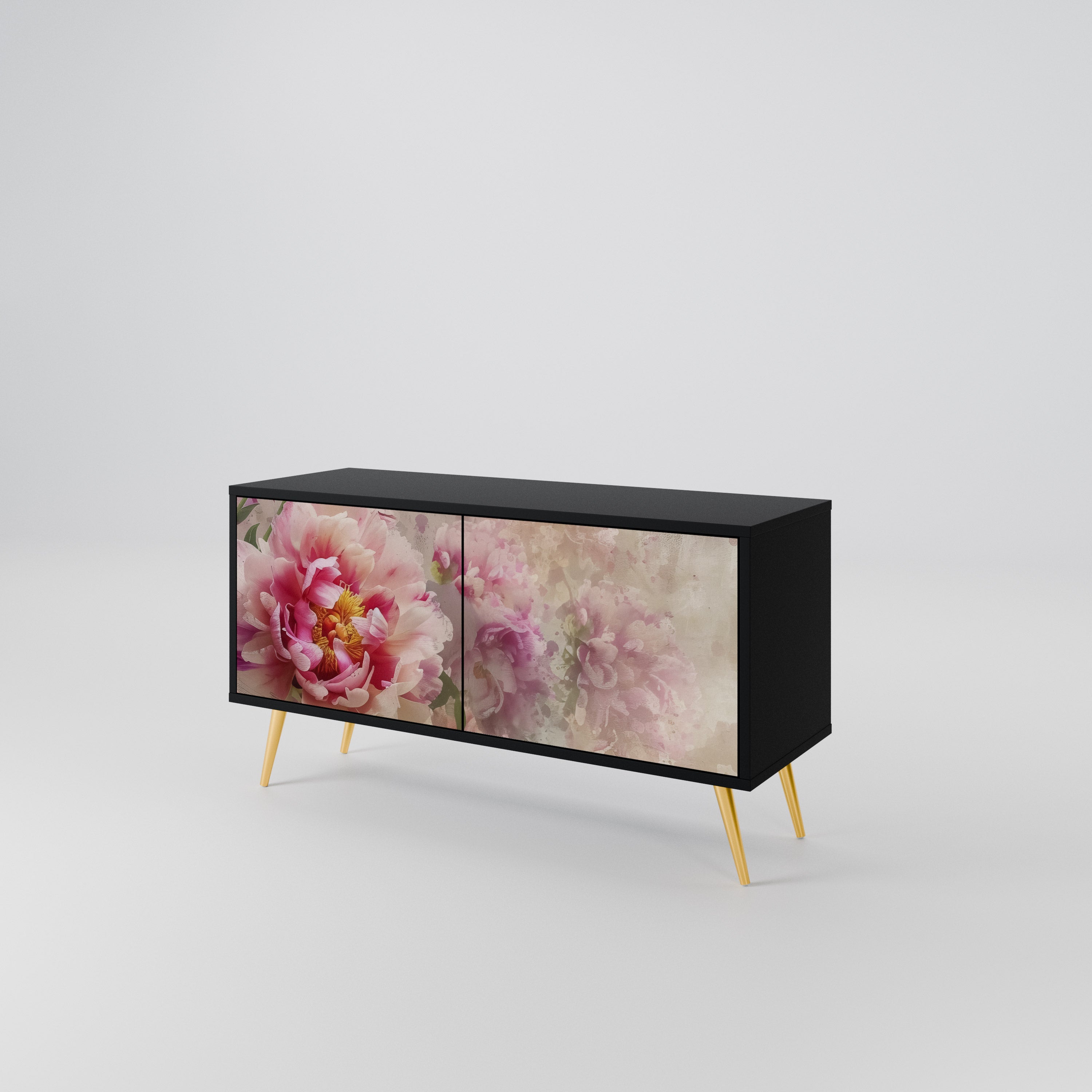 PEONY WHISPER Compact 2-Door TV Cabinet