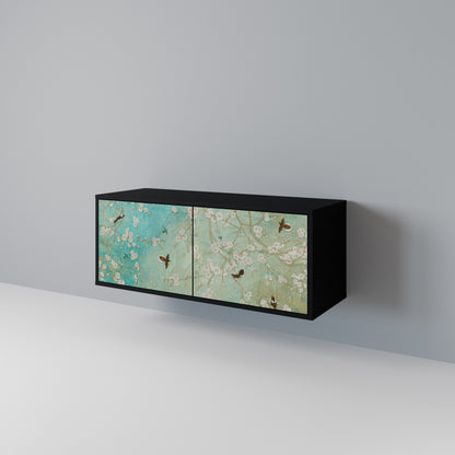 BLOOMING CHARM Compact 2-Door TV Cabinet