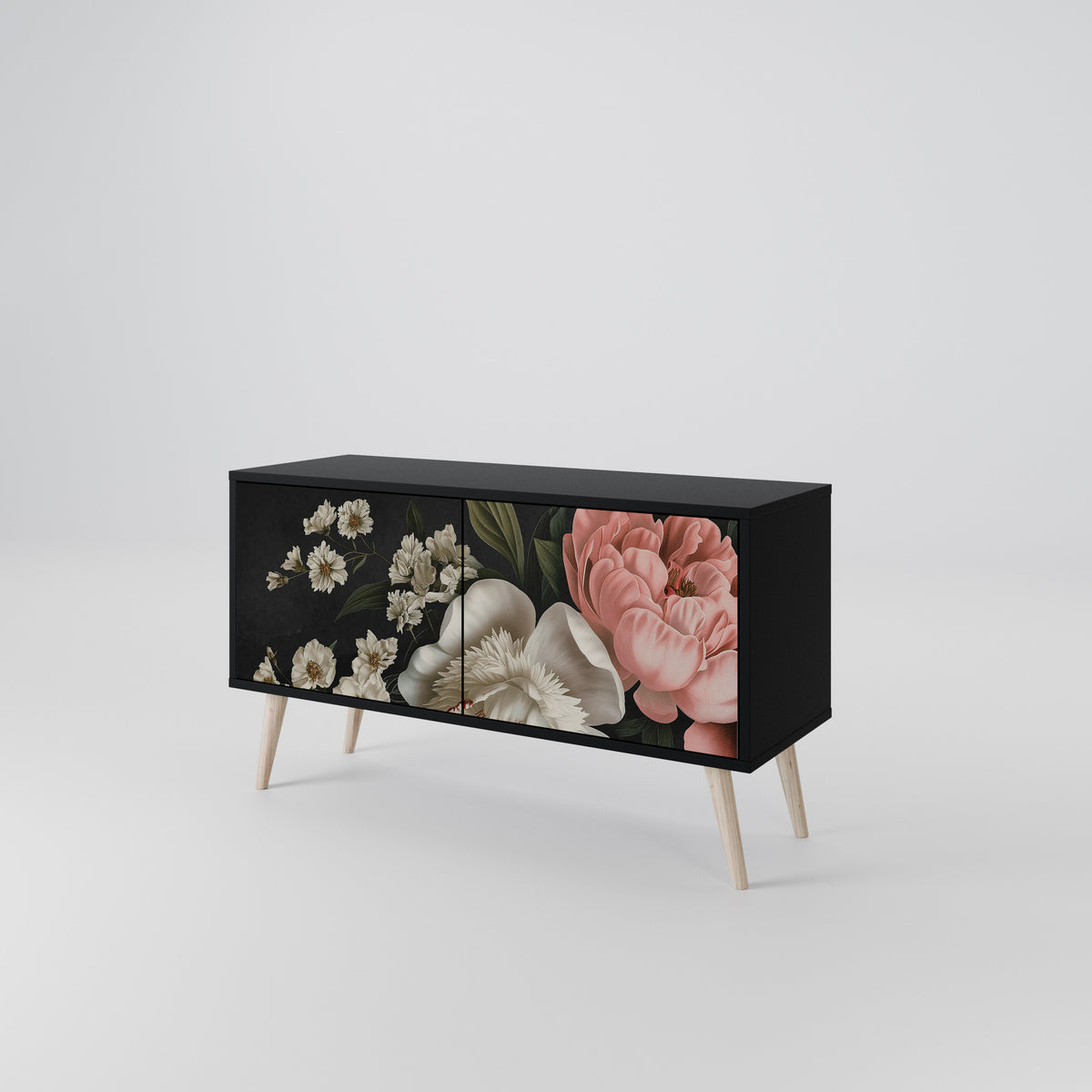 LUSH ELEGANCE Compact 2-Door TV Cabinet