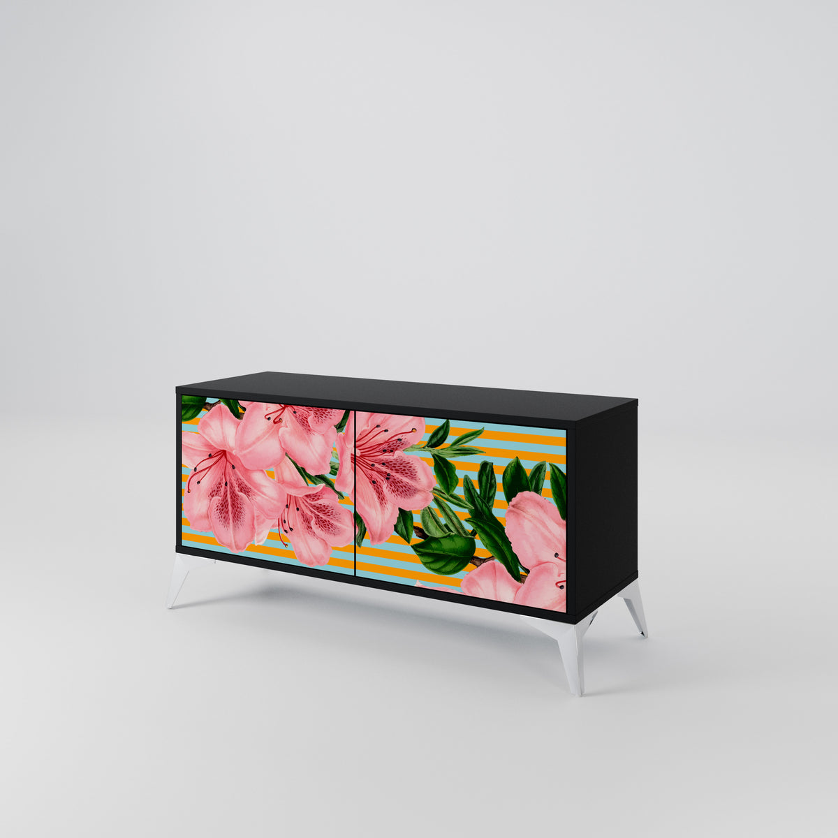 FRAGILE BEAUTY Compact 2-Door TV Cabinet